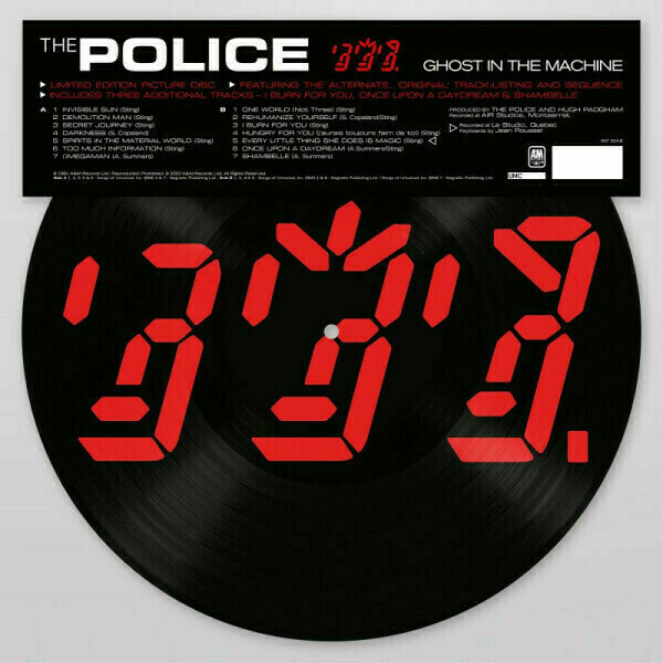 The Police - Ghost In The Machine (Limited Edition) (Picture Vinyl) (LP) The Police
