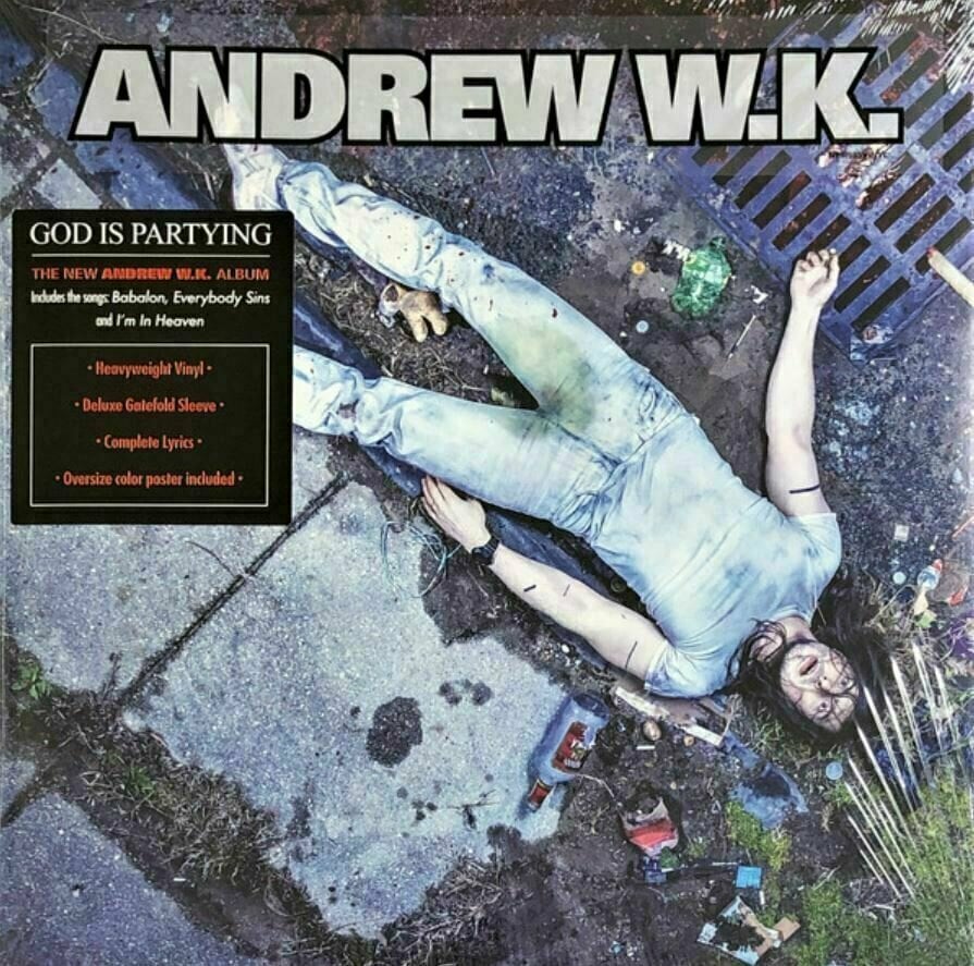 Andrew W.K. - God Is Partying (White Vinyl) (LP) Andrew W.K.