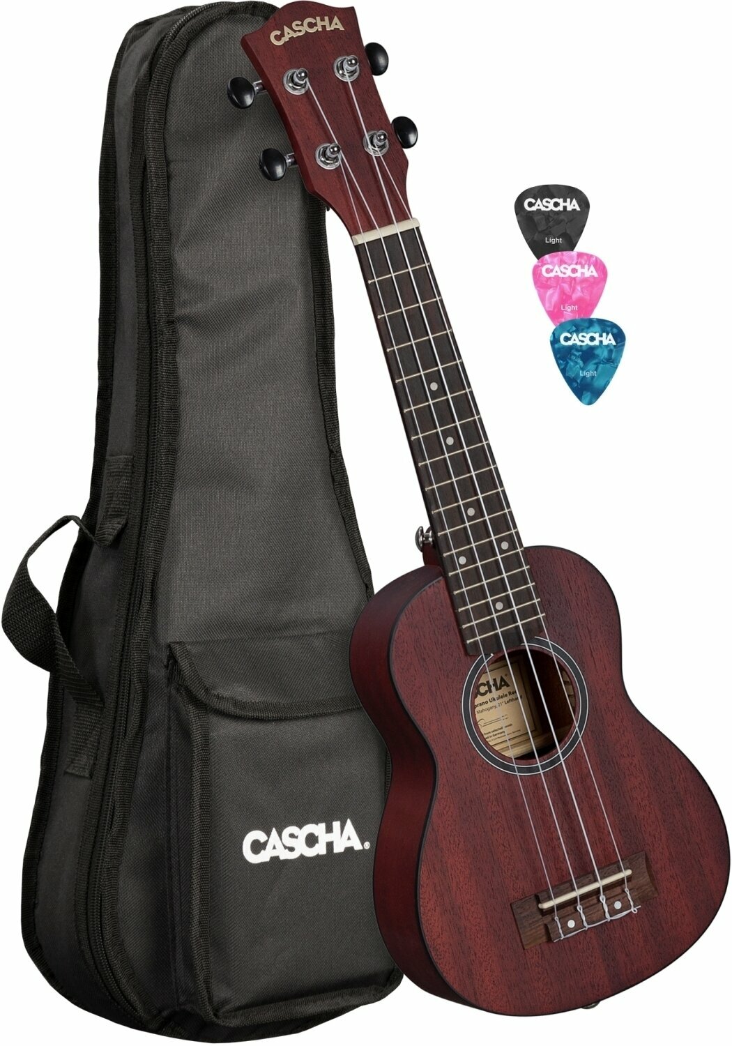 Cascha HH 2263L Sopránové ukulele Red Cascha