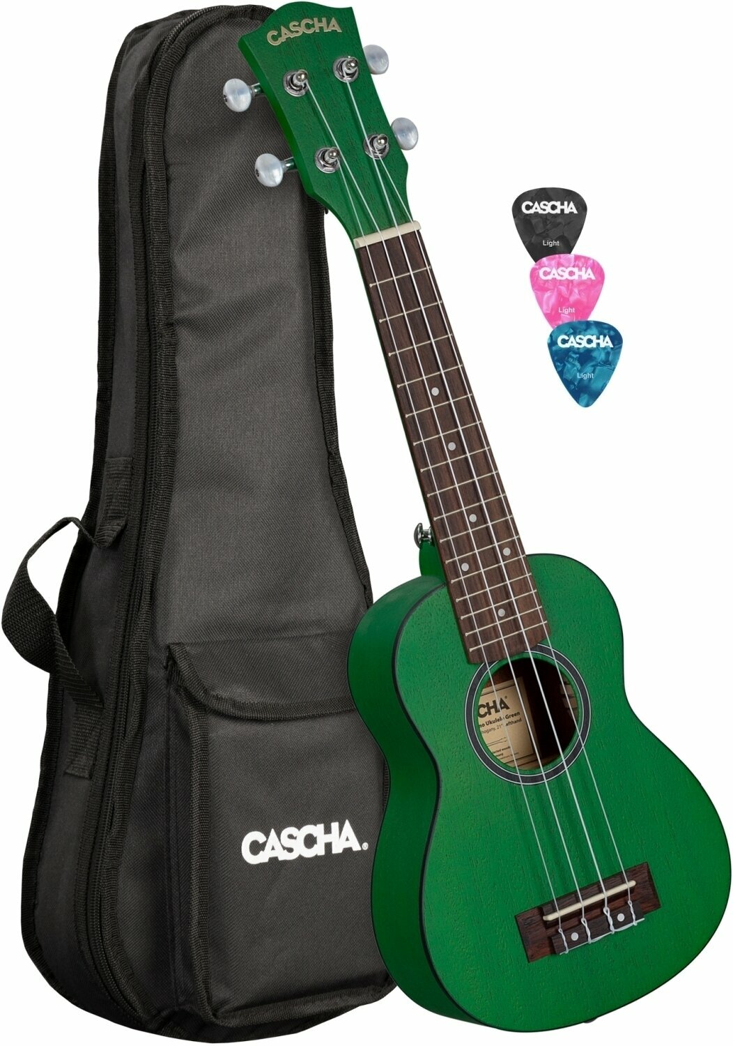 Cascha HH 2265L Sopránové ukulele Green Cascha