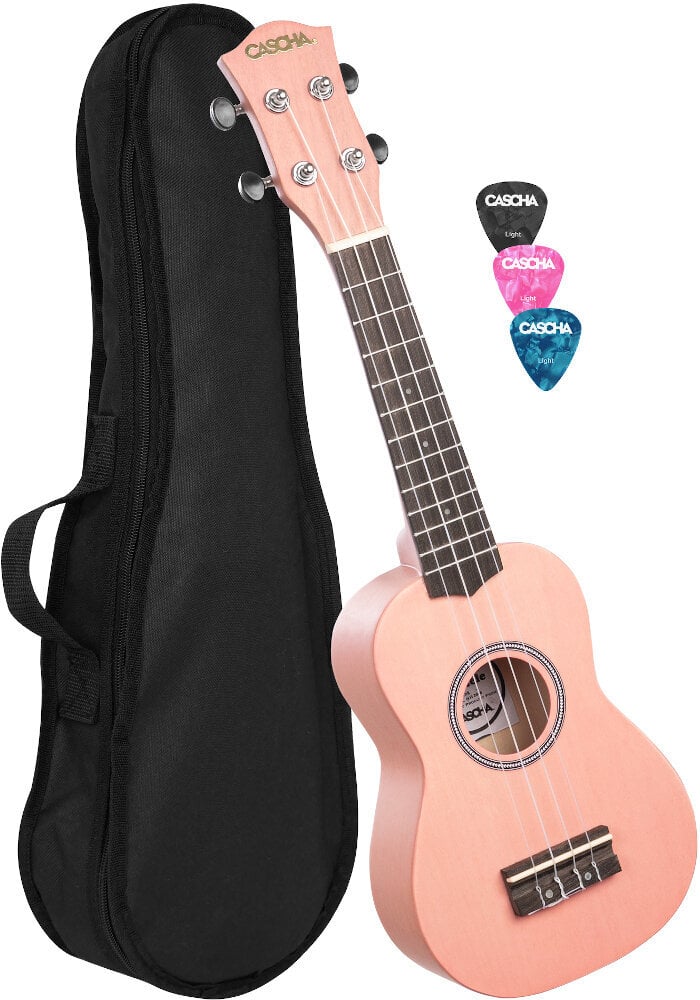 Cascha HH 3968 Sopránové ukulele Růžová Cascha