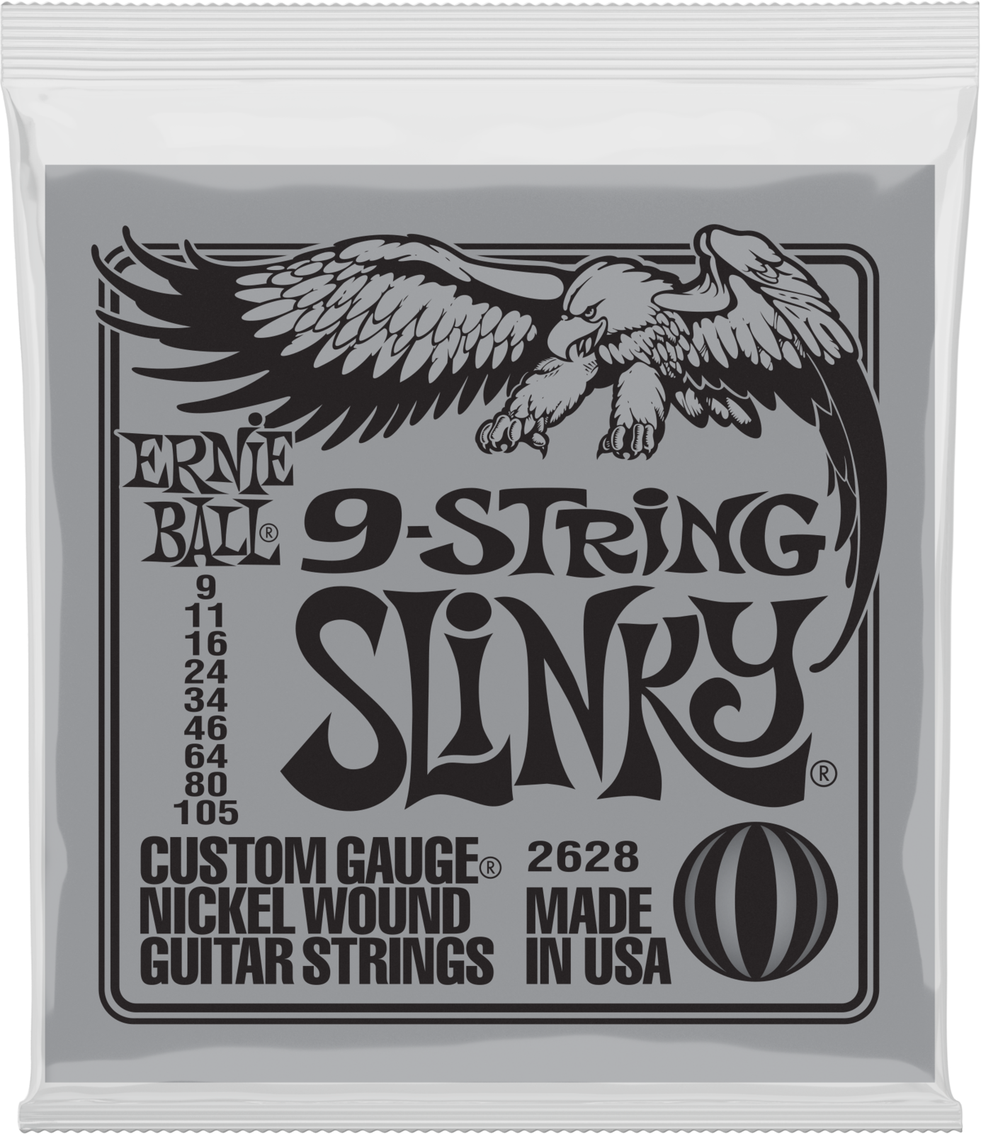 Ernie Ball 2628 Slinky 9 String Ernie Ball