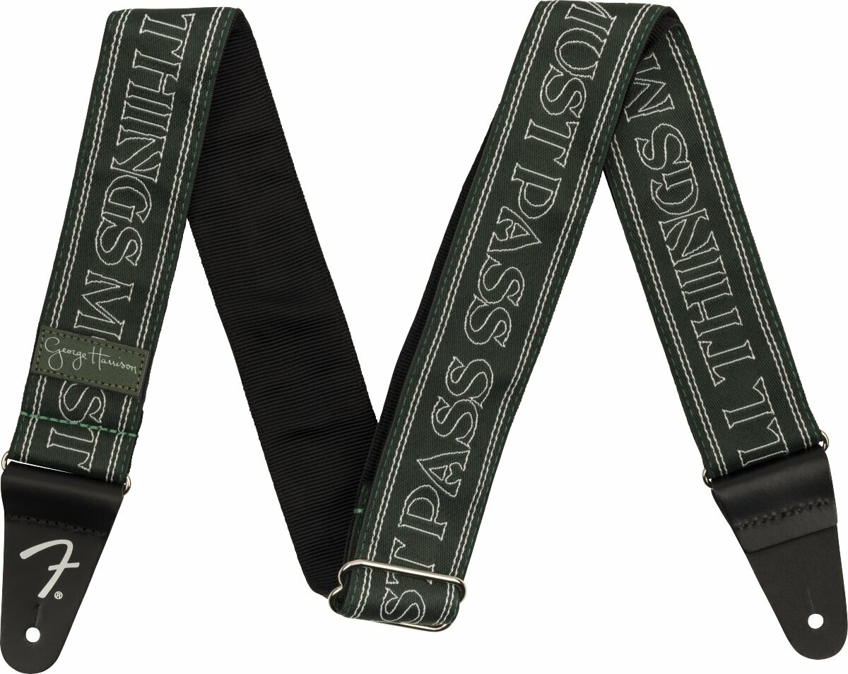 Fender George Harrison All Things Must Pass Logo Strap Green Fender