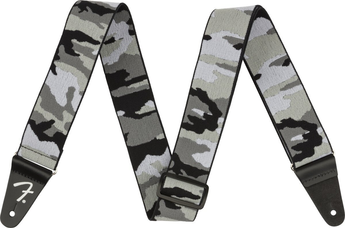 Fender WeighLess 2'' Gray Camo Strap Fender