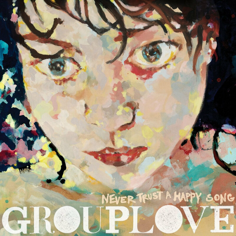 Grouplove - Never Trust A Happy Song (Red Vinyl) (LP) Grouplove
