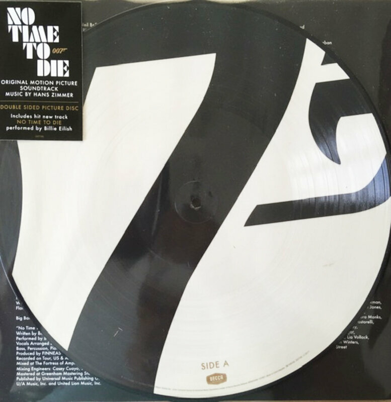 Hans Zimmer - No Time To Die - Original Motion Picture Soundtrack (Picture Disc) (2 LP) Hans Zimmer