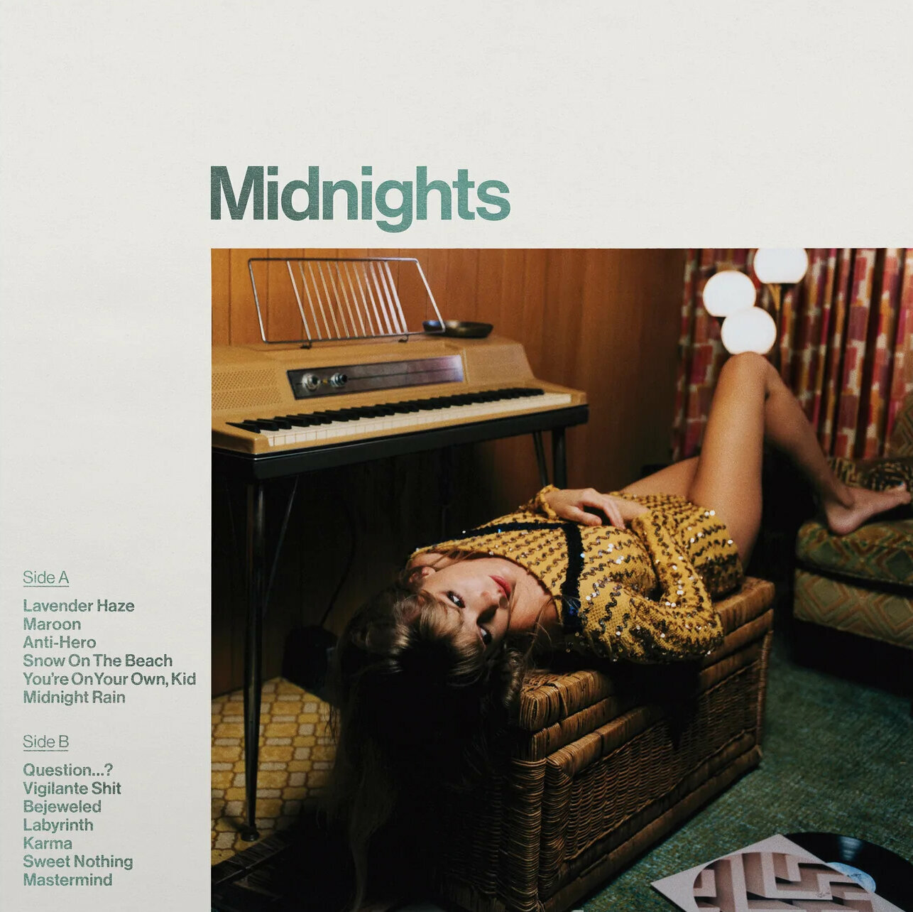 Taylor Swift - Midnights (Jade Green Vinyl) (LP) Taylor Swift