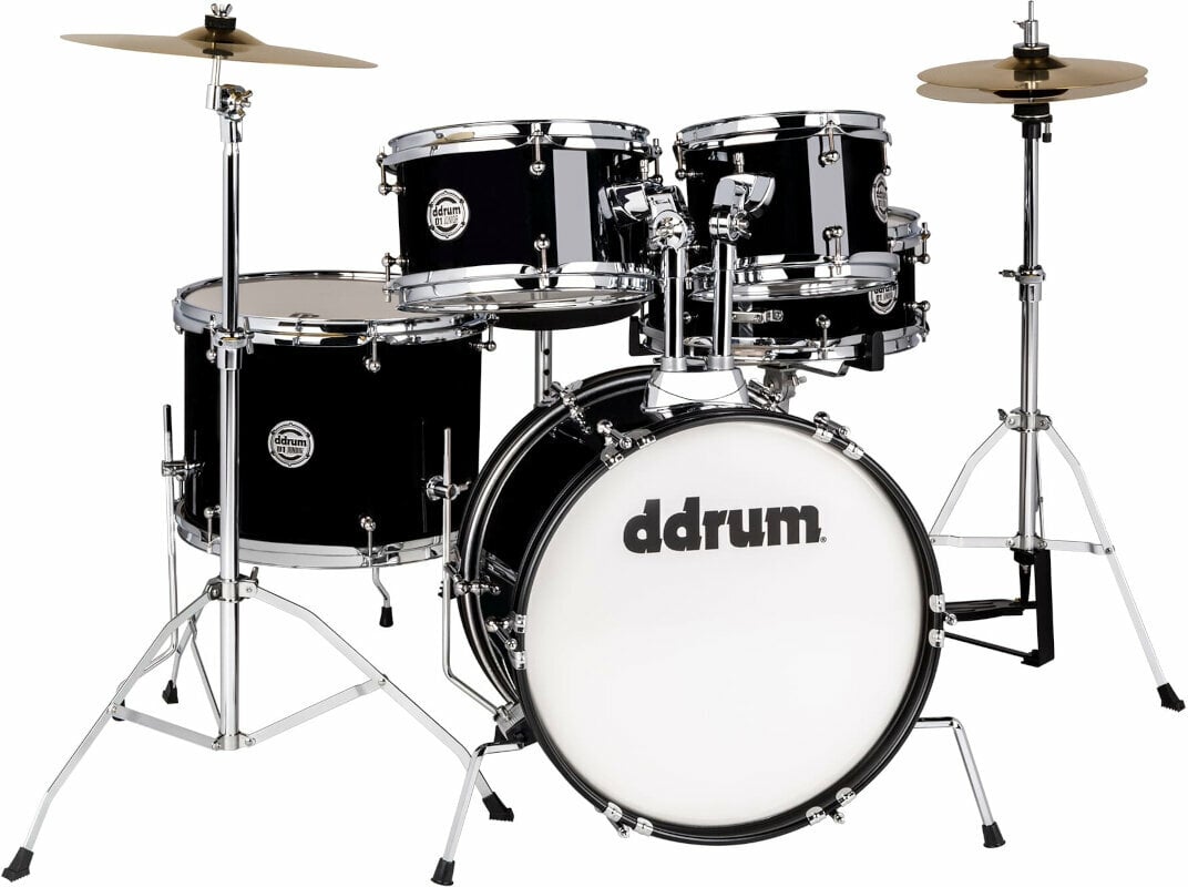 DDRUM D1 Jr 5-Piece Complete Drum Kit Dětská bicí souprava Černá Midnight Black DDRUM
