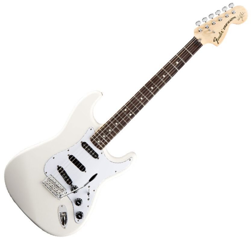 Fender Ritchie Blackmore Stratocaster Scalloped RW Olympic White Fender
