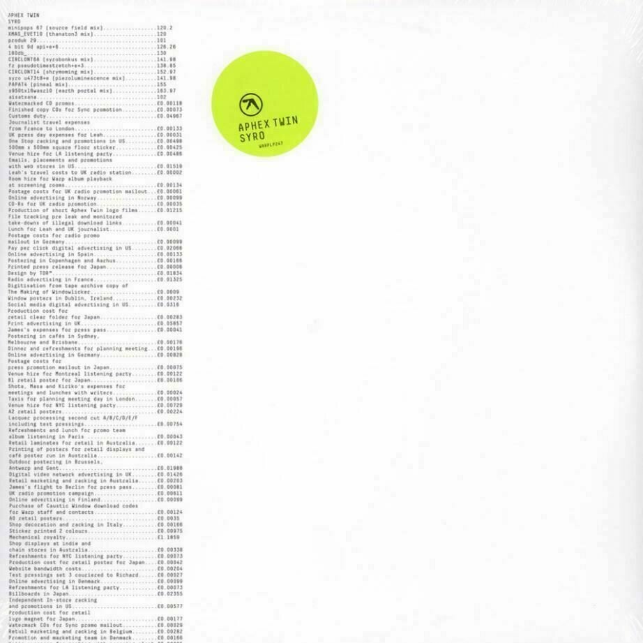 Aphex Twin - Syro (3 LP) Aphex Twin