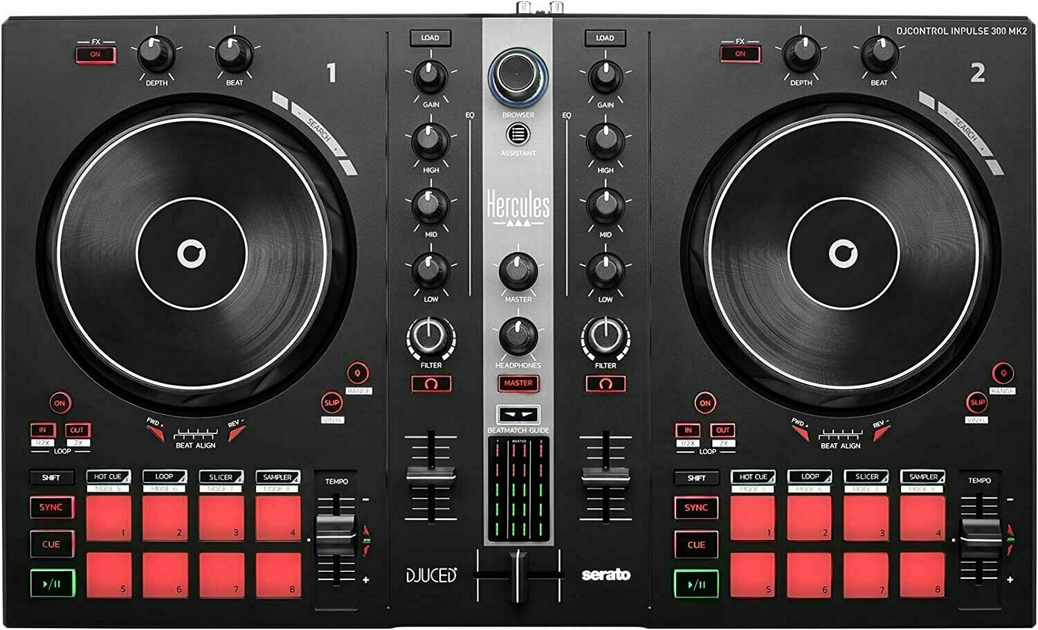 Hercules DJ DJControl Inpulse 300 MK2 DJ mixpult Hercules DJ