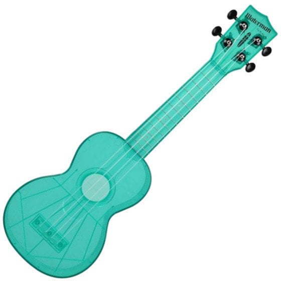 Kala Waterman Sopránové ukulele Blue Raspberry Fluorescent Kala