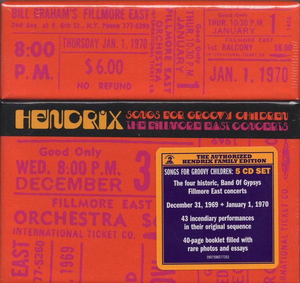 Jimi Hendrix - Songs For Groovy Children: The Fillmore East Concerts (5 CD) Jimi Hendrix
