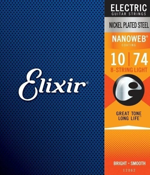 Elixir 12062 Nanoweb Light 8 String Elixir