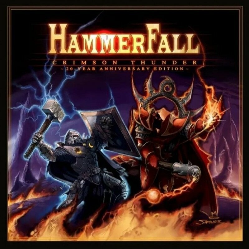 Hammerfall - Crimson Thunder - 20 Year Anniversary Edition (Silver Coloured) (2 LP) Hammerfall