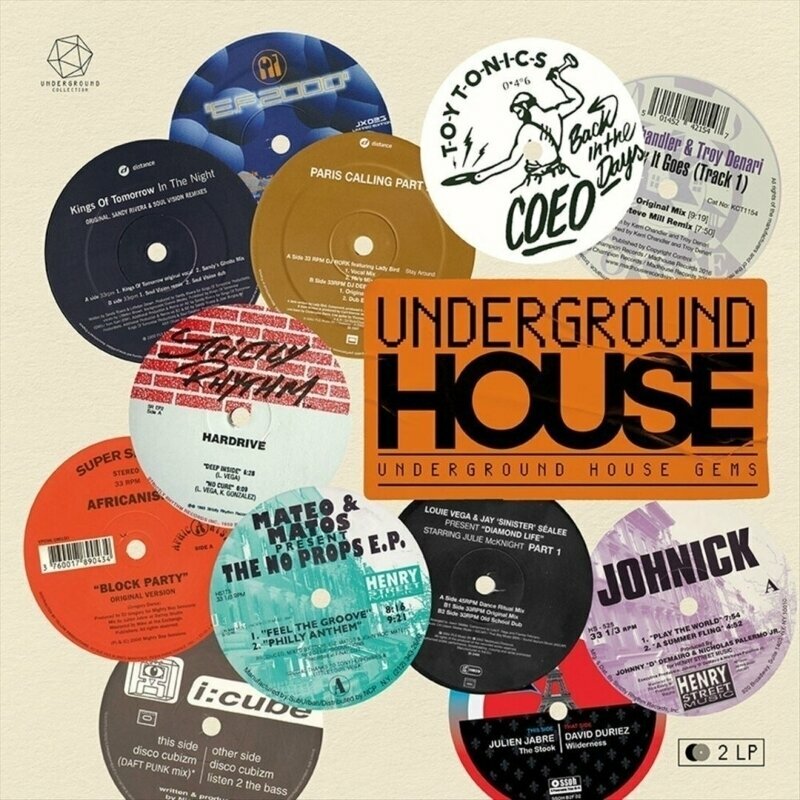 Various Artists - Underground House (2 LP) Various Artists