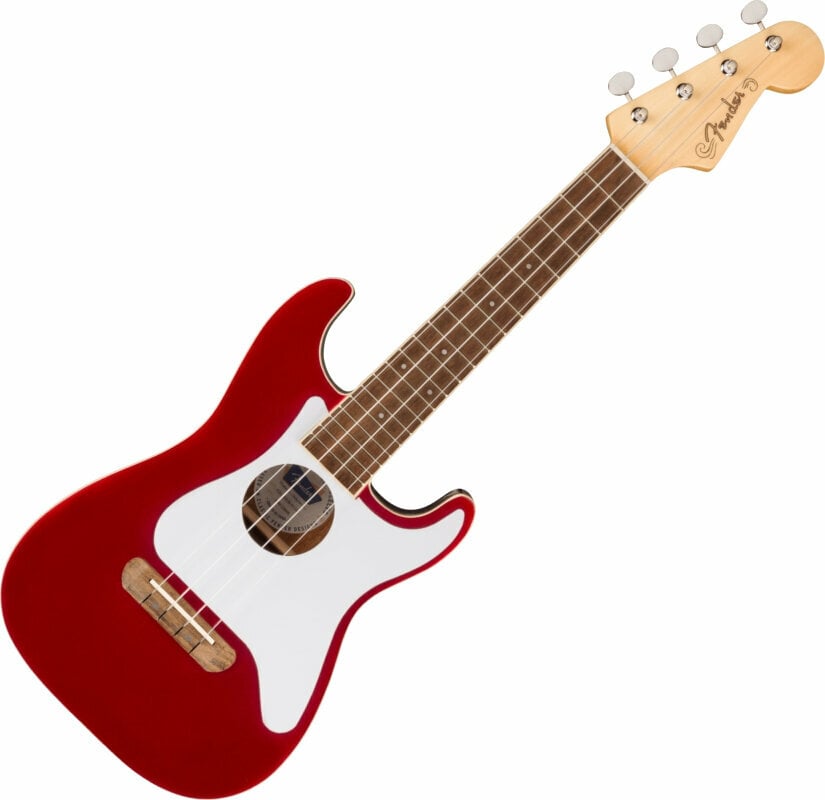 Fender Fullerton Strat Uke Koncertní ukulele Candy Apple Red Fender