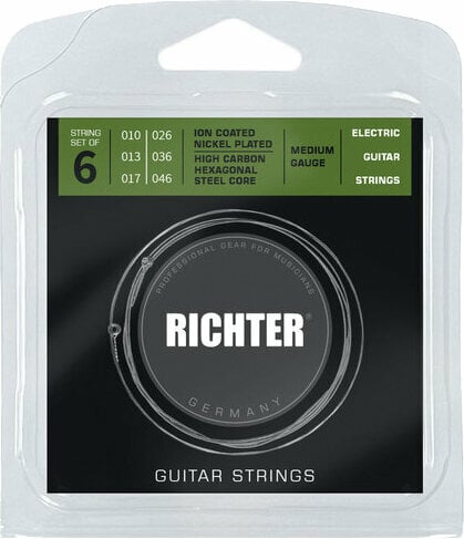 Richter Ion Coated Electric Guitar Strings - 010-046 Richter