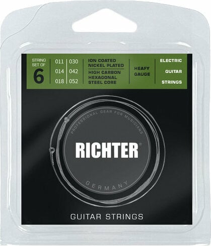 Richter Ion Coated Electric Guitar Strings - 011-052 Richter