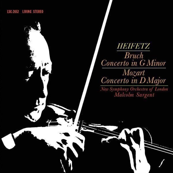 Heifetz-Sargent - Bruch: Concerto in G Minor/Mozart: Concerto in D Major (LP) (200g) Heifetz-Sargent
