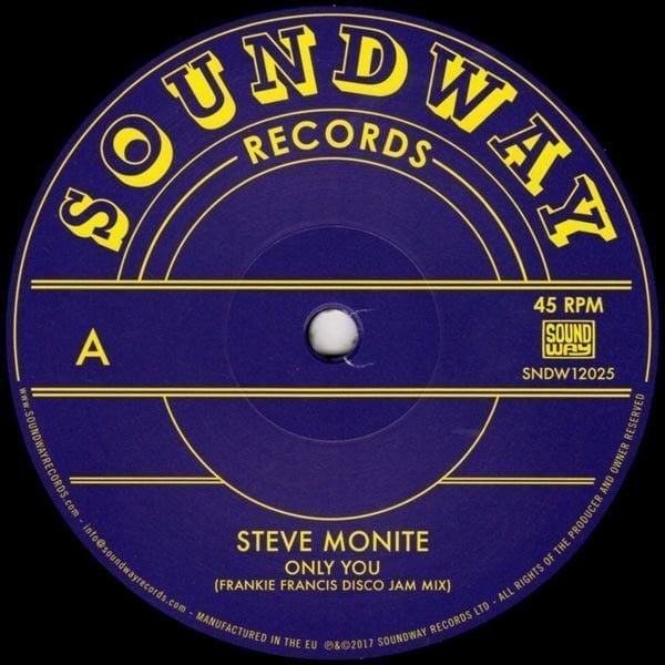 Steve Monite - Only You / Hafi Deo (with Tabu Ley Rochereau) (LP) Steve Monite