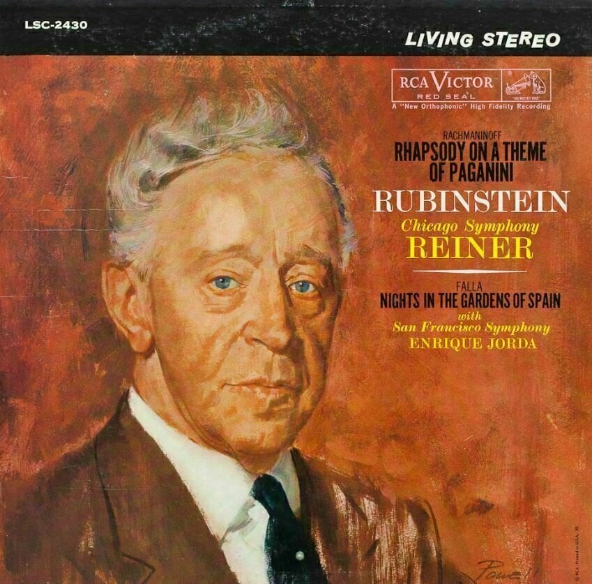 Arthur Rubinstein - Rachmaninoff: Rhapsody on a Theme of Paganini/Falla: Nights in the Gardens of Spain (LP) Arthur Rubinstein