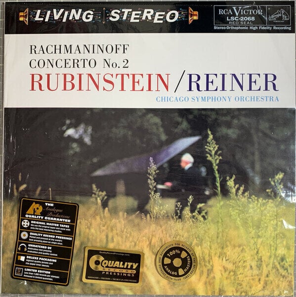Rubinstein and Reiner - Rachmaninoff: Concerto No. 2 (LP) (200g) Rubinstein and Reiner