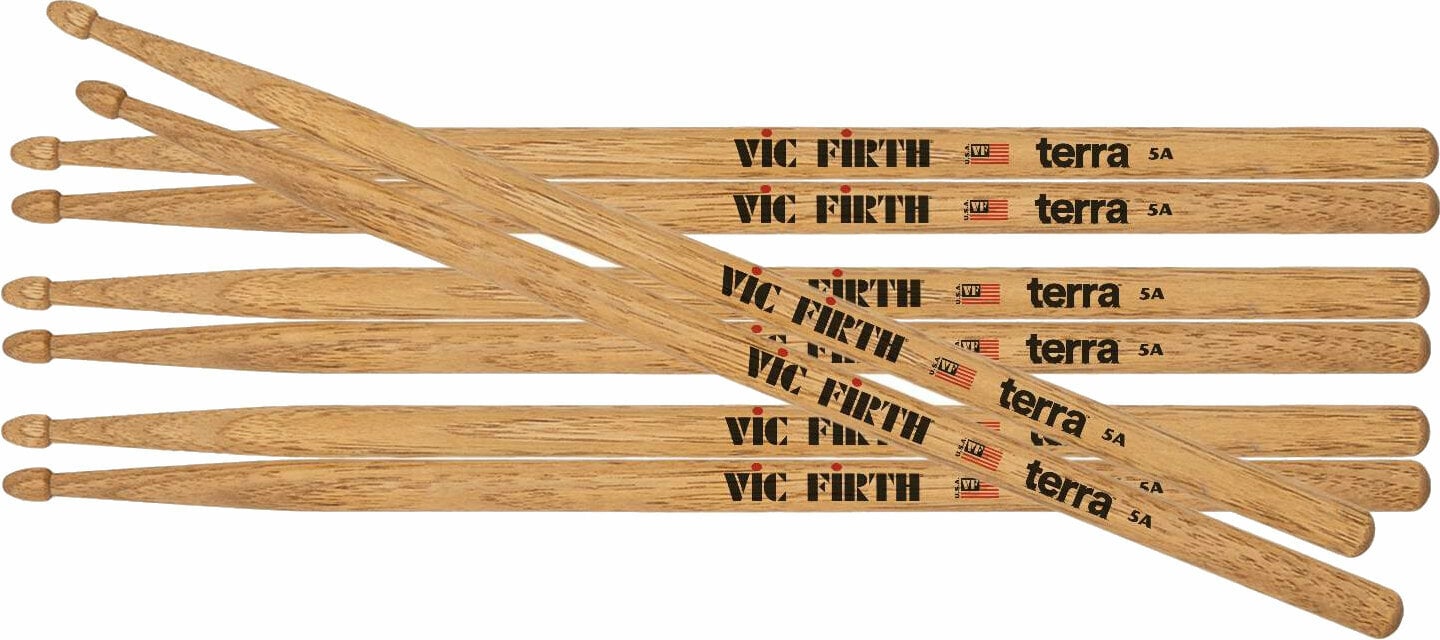 Vic Firth P5AT4PK American Classic Terra Series 4pr Value Pack Bubenické paličky Vic Firth