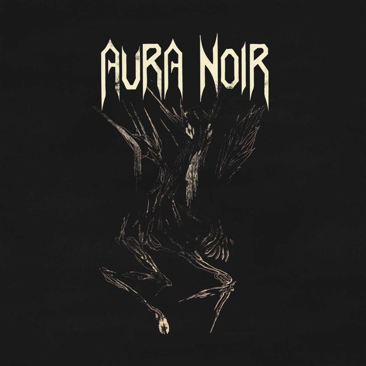 Aura Noir - Aura Noire (Red With Black And White Speckles) (LP) Aura Noir
