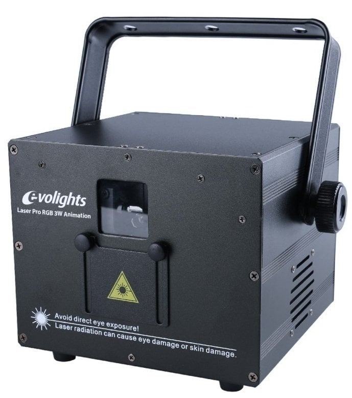 Evolights Laser Pro RGB 3W Animation Laser Evolights