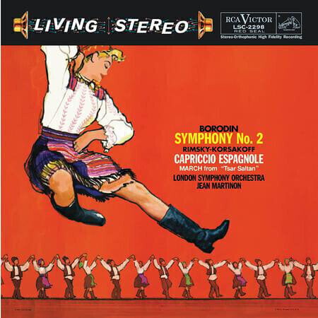 Jean Martinon - Borodin: Symphony No. 2/Rimsky-Korsakov: Capriccio Espagnole (LP) (200g) Jean Martinon
