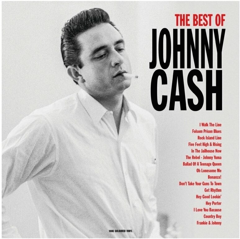 Johnny Cash - The Best Of (Red Coloured) (LP) Johnny Cash