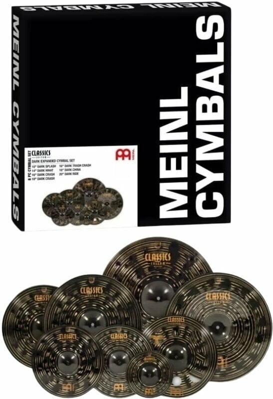Meinl Classics Custom Dark Expanded Cymbal Set Činelová sada Meinl