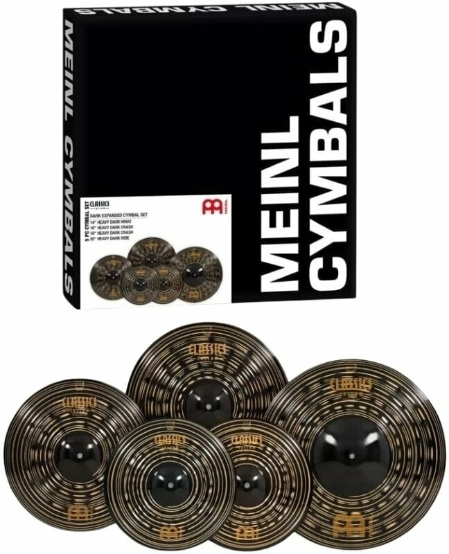 Meinl Classics Custom Dark Expanded Cymbal Set Činelová sada Meinl