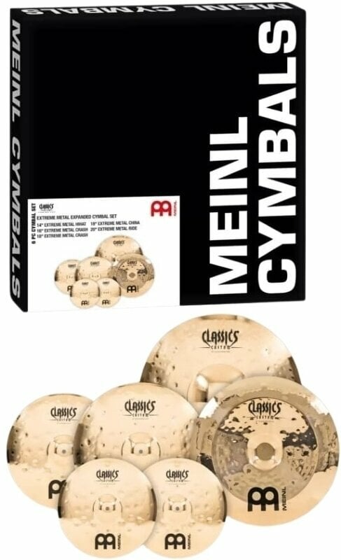 Meinl Classics Custom Extreme Metal Expanded Cymbal Set Činelová sada Meinl