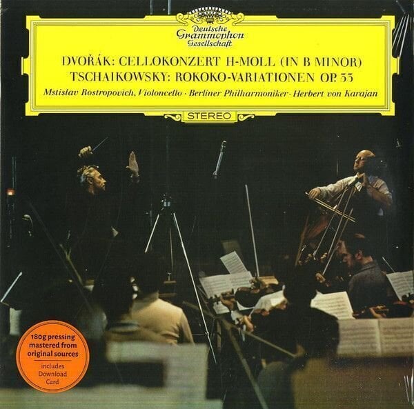 Herbert von Karajan - Dvorak & Tchaikovsky Cello Concerto & (LP) Herbert von Karajan