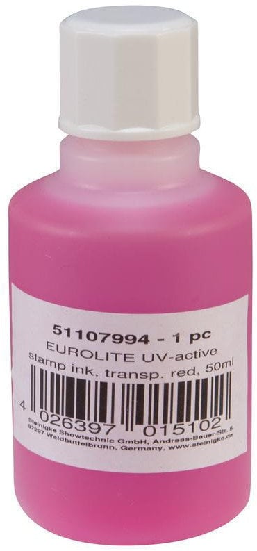 Eurolite stamp 50 ml Červená UV Aktivní barva Eurolite