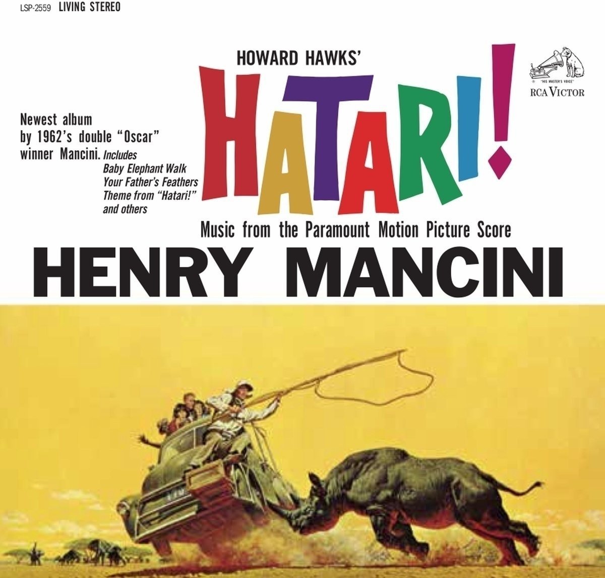 Henry Mancini - Hatari! - Music from the Paramount Motion Picture Score (LP) Henry Mancini
