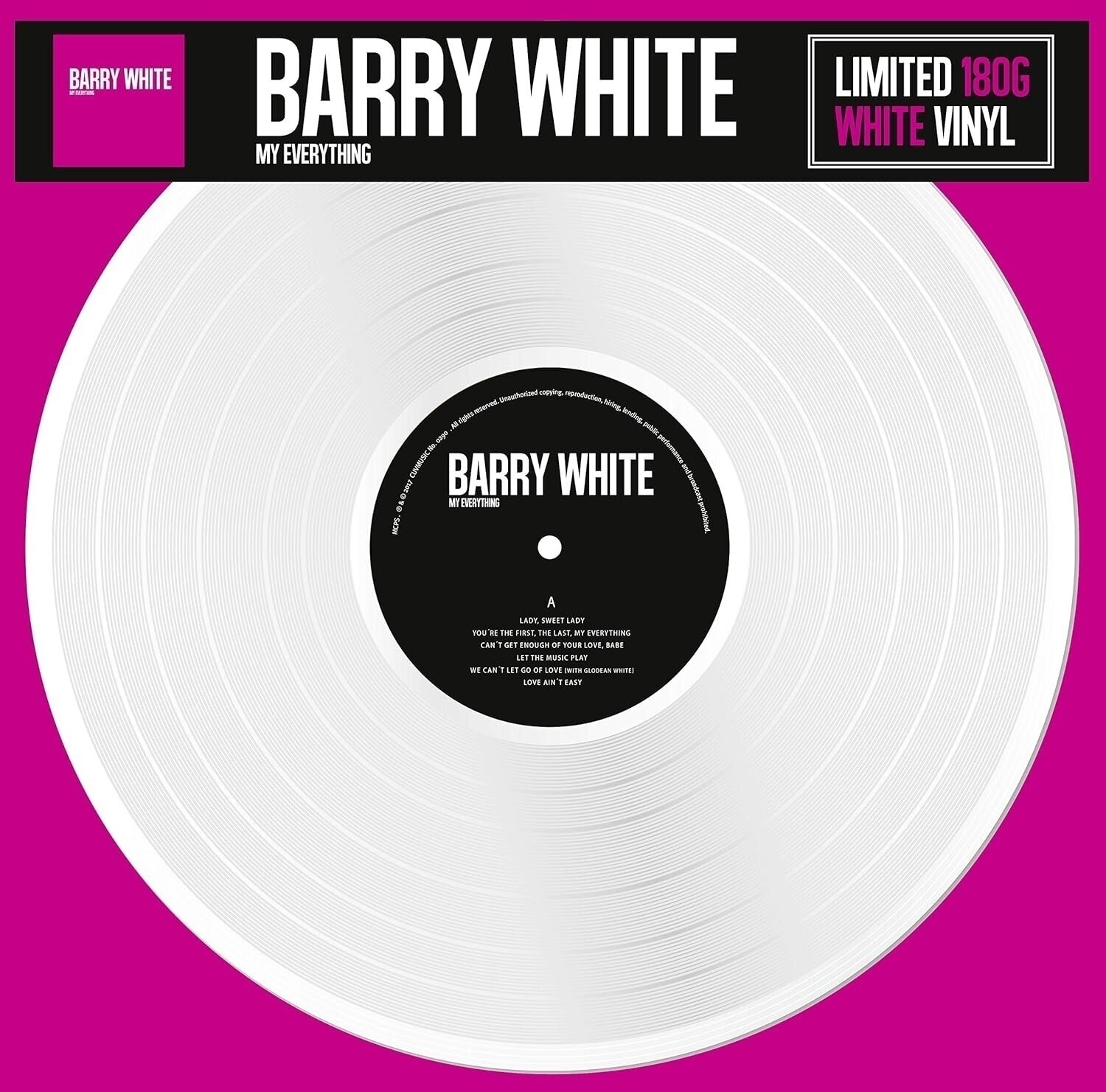 Barry White - My Everything (Limited Edition) (White Coloured) (LP) Barry White
