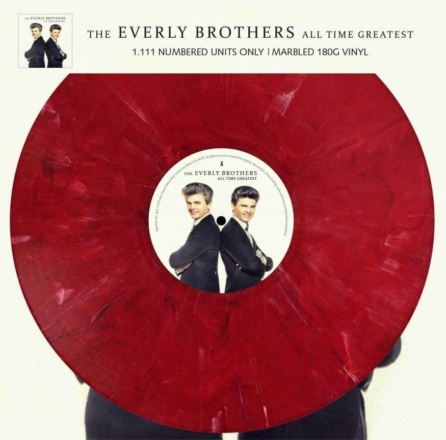 Everly Brothers - All Time Greatest (Limited Edition) (Numbered) (Red Marbled Coloured) (LP) Everly Brothers