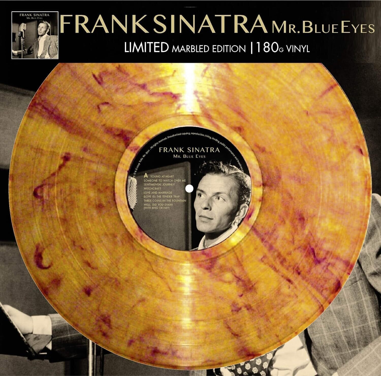 Frank Sinatra - Mr. Blue Eyes (Limited Edition) (Numbered) (Marbled Coloured) (LP) Frank Sinatra