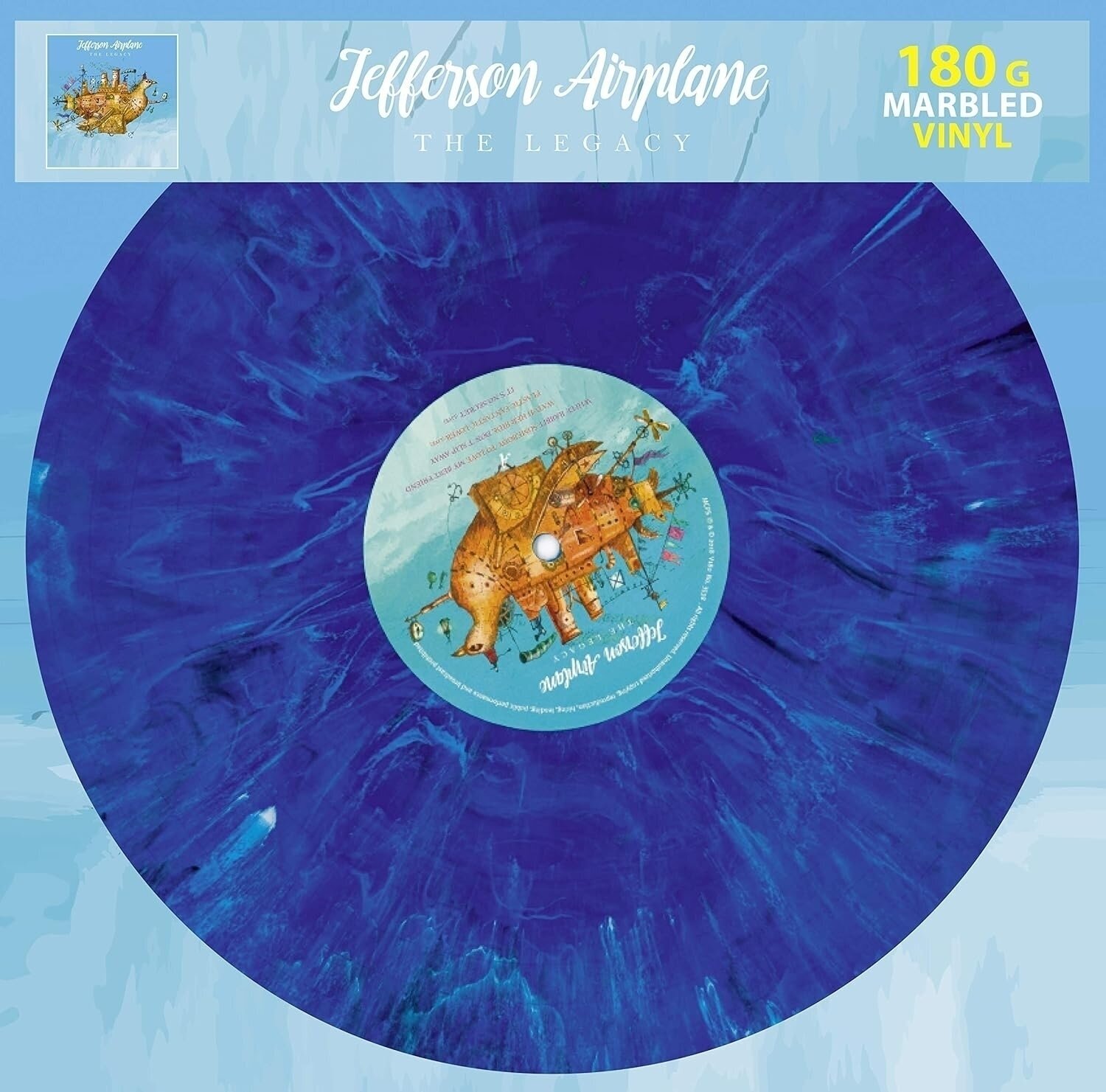 Jefferson Airplane - The Legacy (Limited Edition) (Reissue) (Marbled Coloured) (LP) Jefferson Airplane