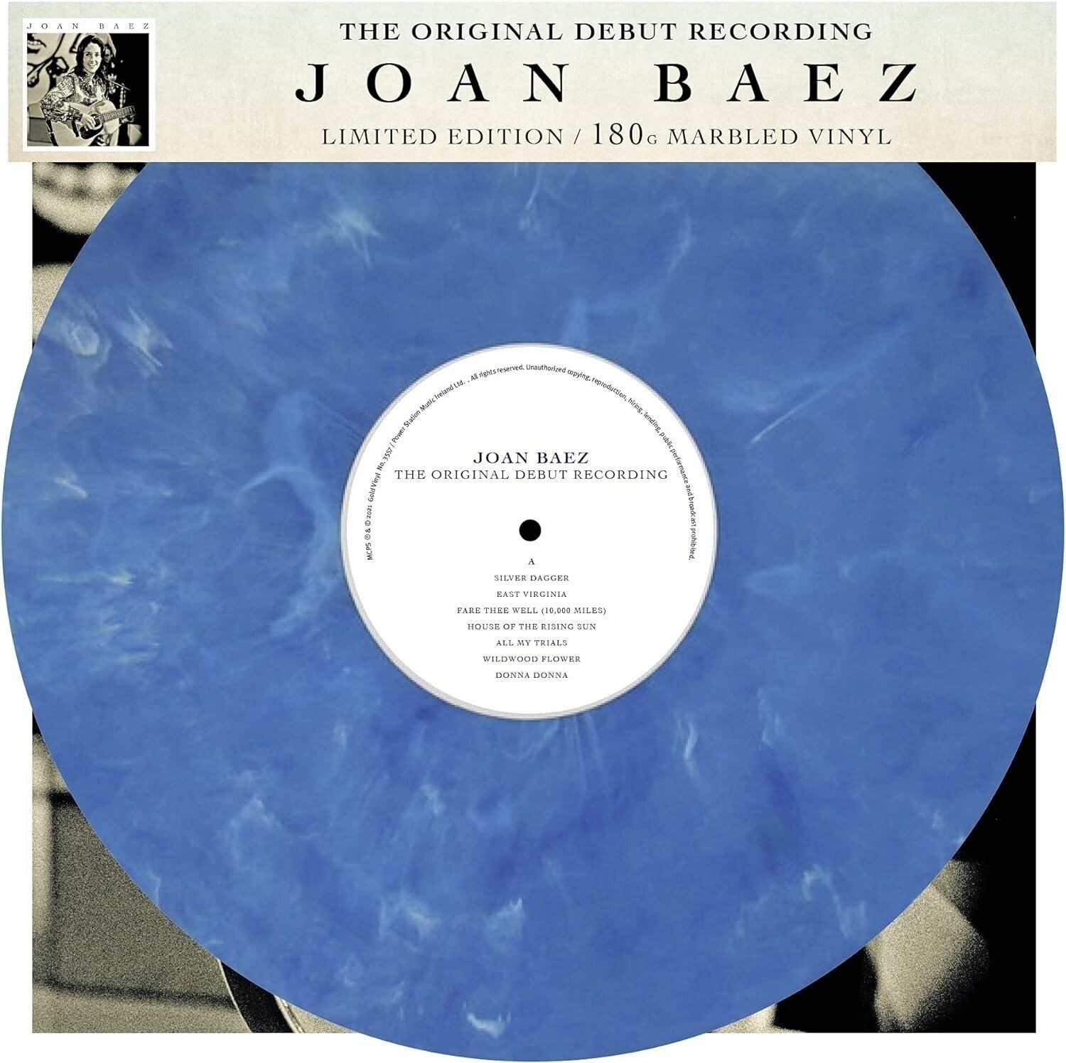 Joan Baez - Joan Baez (The Originals Debut Recording) (Limited Edition) (Blue Coloured) (LP) Joan Baez