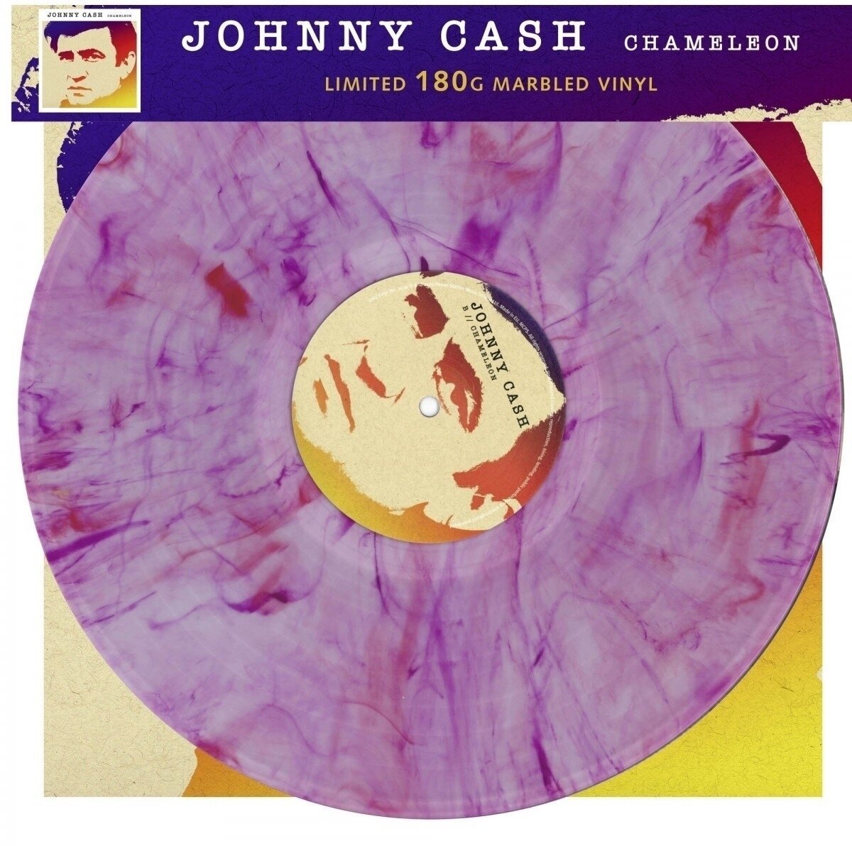 Johnny Cash - Chameleon (Limited Edition) (Reissue) (Pink Marbled Coloured) (LP) Johnny Cash