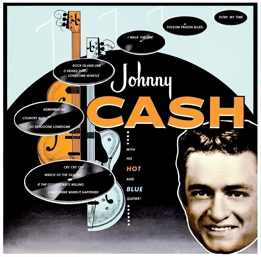 Johnny Cash - With His Hot And Blue Guitar (Limited Edition) (Reissue) (Orange/Black Splatter Coloured) (LP) Johnny Cash