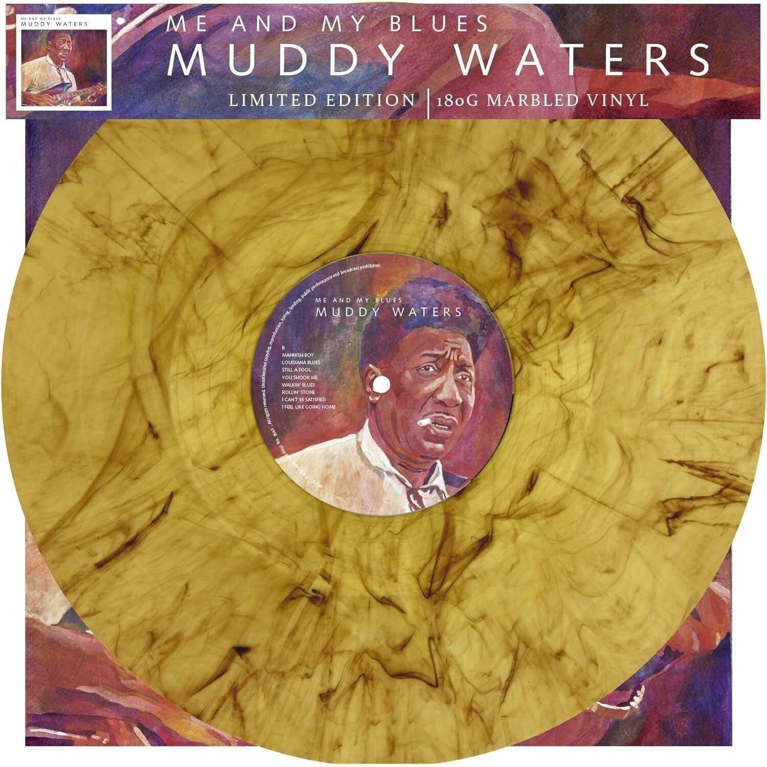 Muddy Waters - Me And My Blues (Limited Edition) (Numbered) (Gold Marbled Coloured) (LP) Muddy Waters
