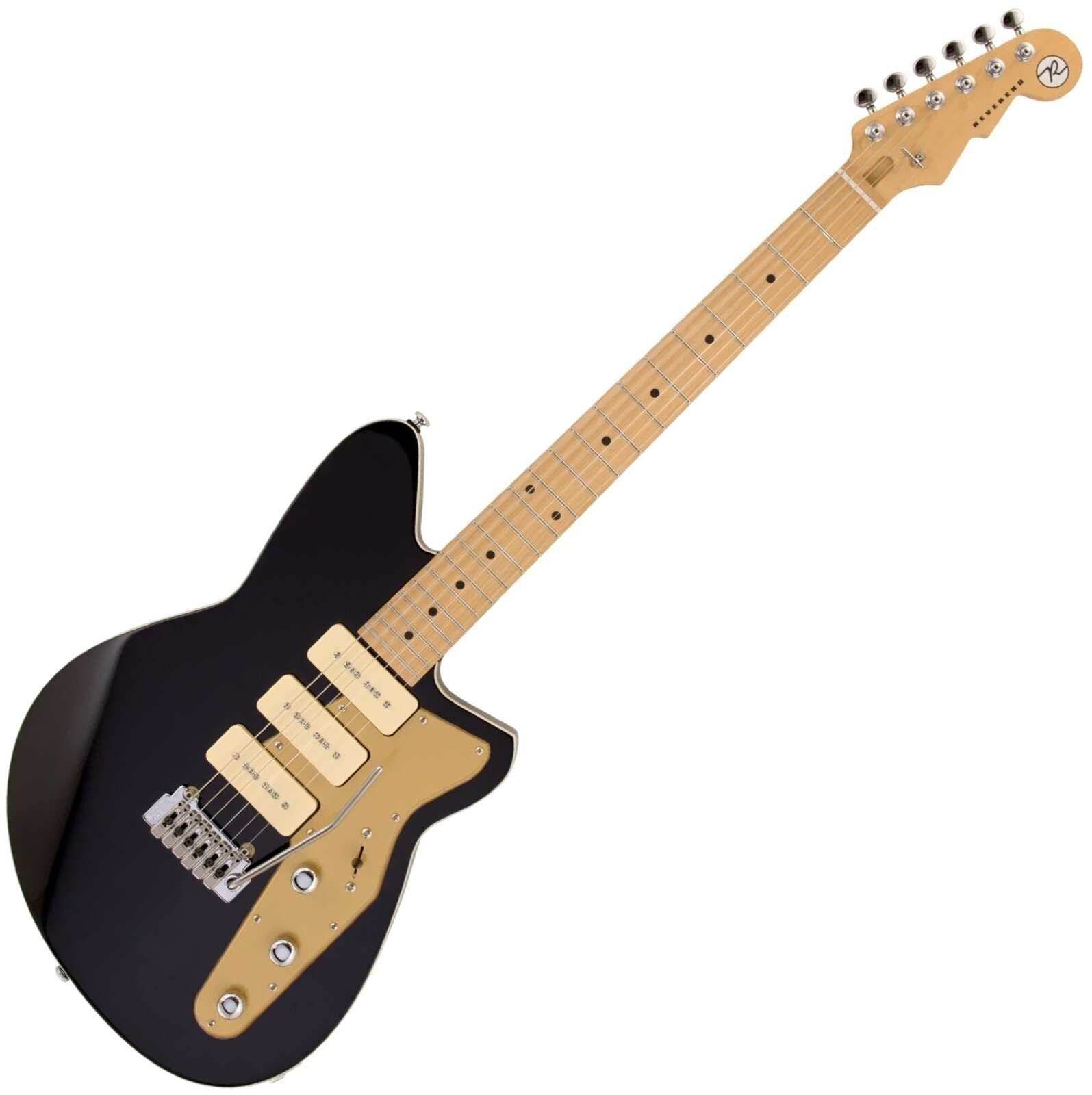 Reverend Guitars Jetstream 390 W 2024 Midnight Black Reverend Guitars