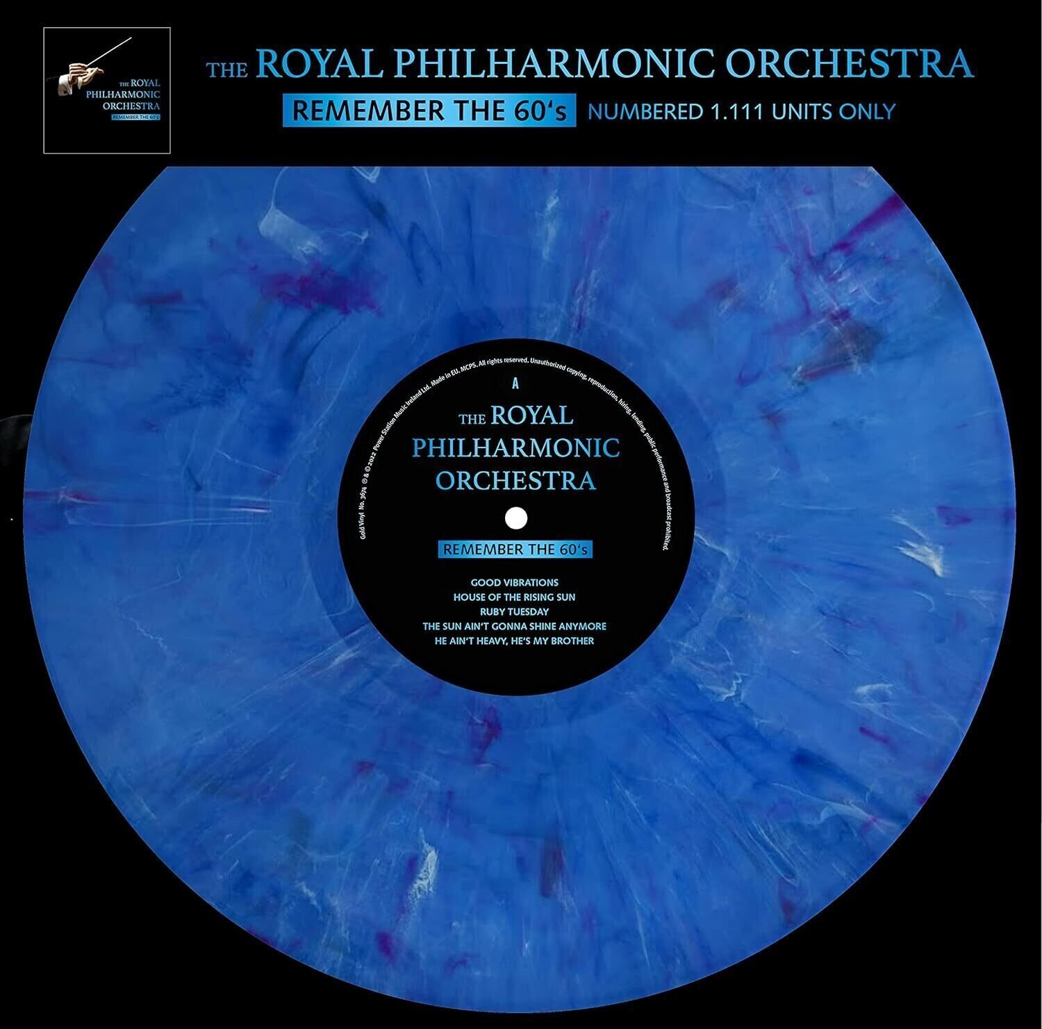 Royal Philharmonic Orchestra - Remember The 60's (Limited Edition) (Numbered) (Marbled Coloured) (LP) Royal Philharmonic Orchestra