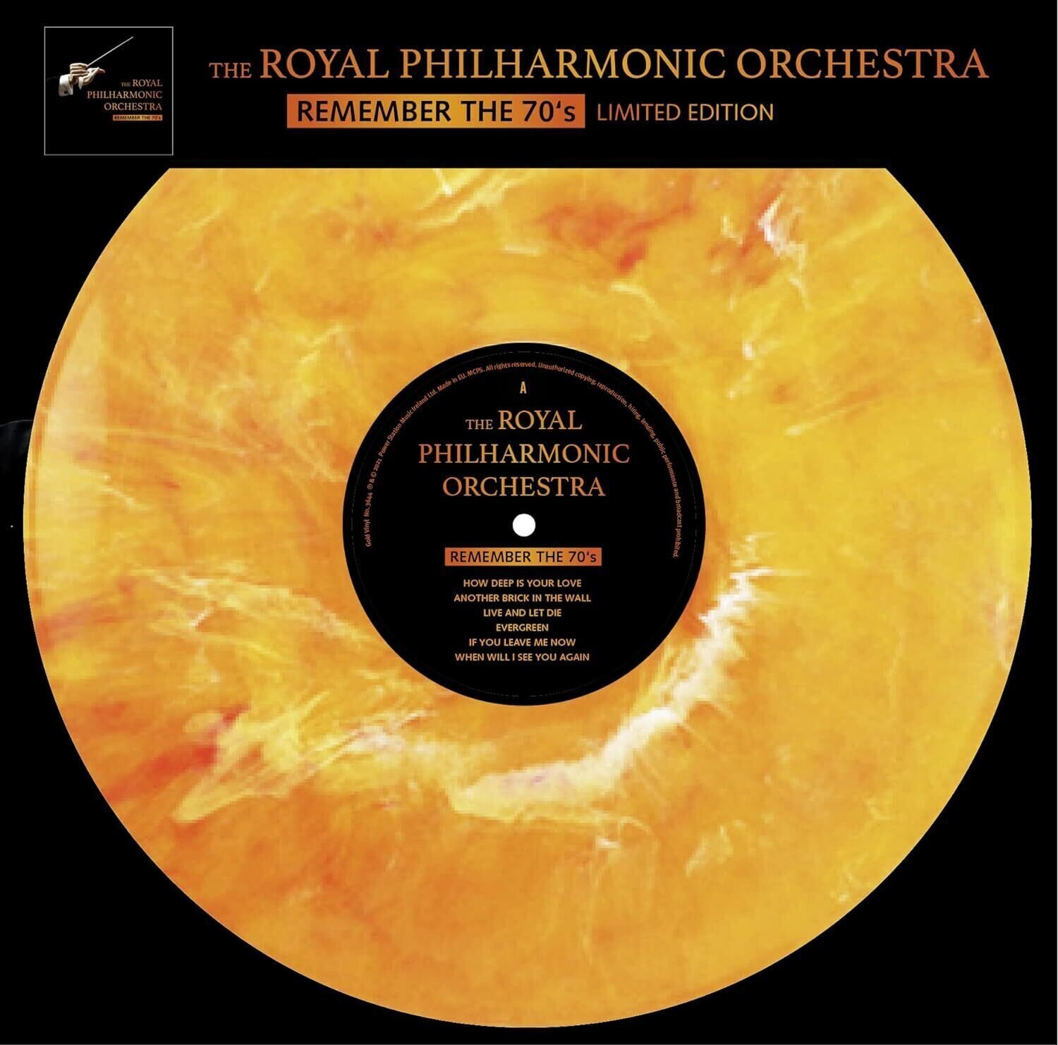 Royal Philharmonic Orchestra - Remember The 70's (Limited Edition) (Numbered) (Marbled Coloured) (LP) Royal Philharmonic Orchestra
