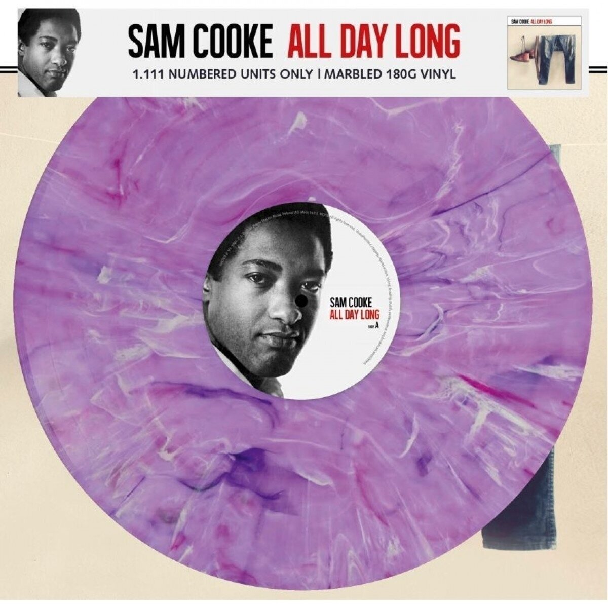 Sam Cooke - All Day Long (Limited Edition) (Purple Marbled Coloured) (LP) Sam Cooke
